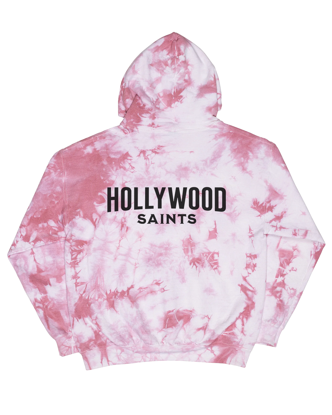 Hollywood Saints Pink Tie Dye Hoodie