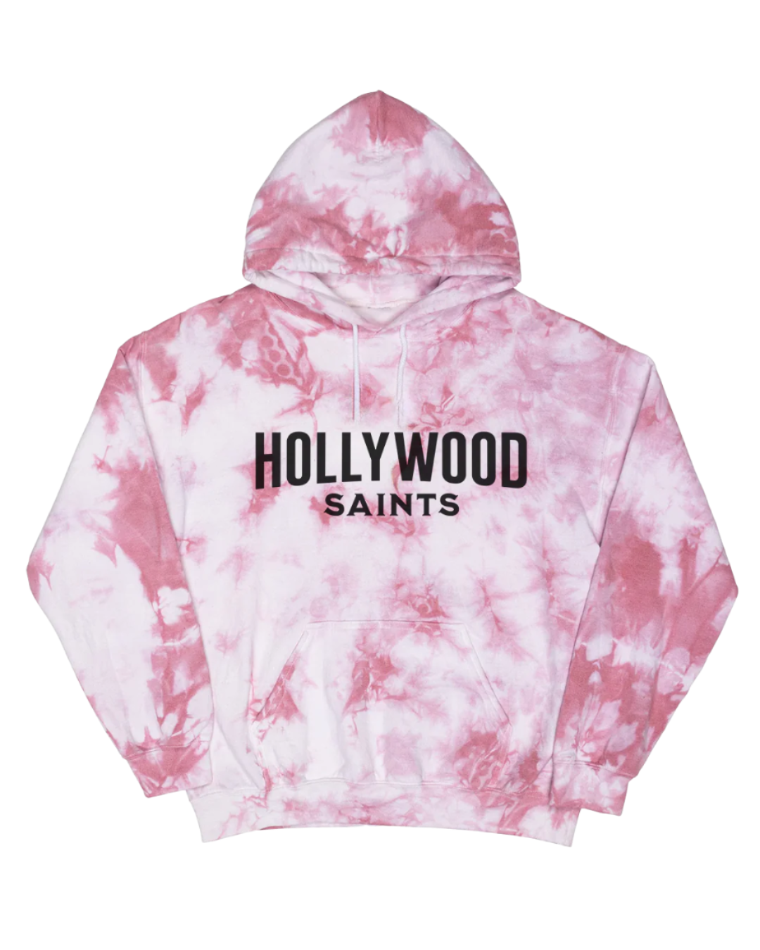Hollywood Saints Pink Tie Dye Hoodie