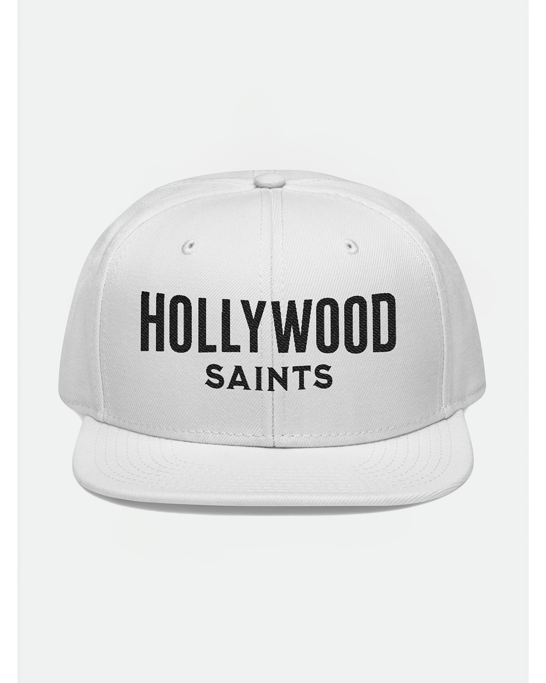 Hollywood Saints Heaven Sent White Snapback Hat