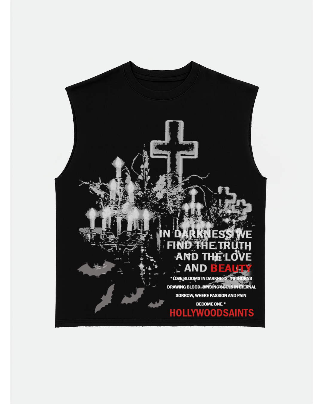 Hollywood Saints "In Darkness We Find Truth" Gothic Tank