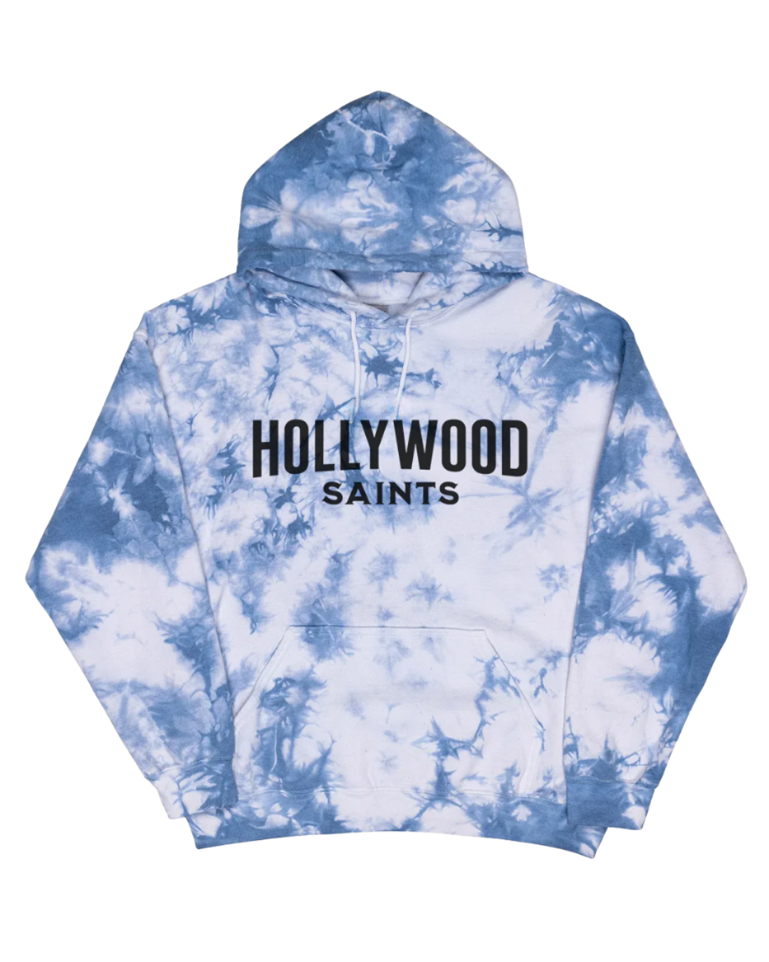 Hollywood Saints Blue Tie Dye Hoodie