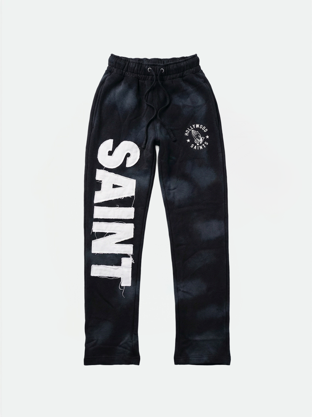 Hollywood Saints™ Sunfade Sweatpants – MidNight Black