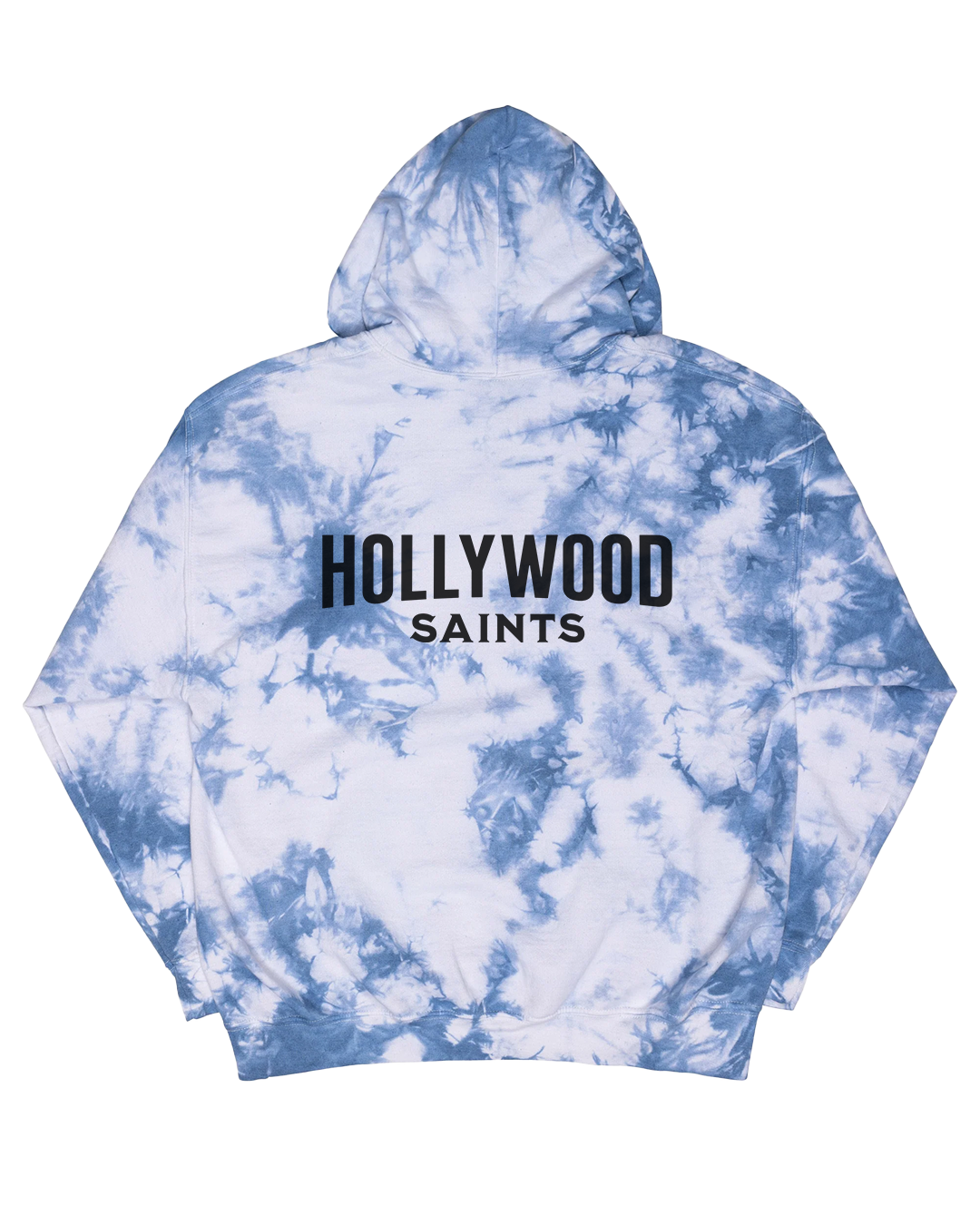 Hollywood Saints Blue Tie Dye Hoodie