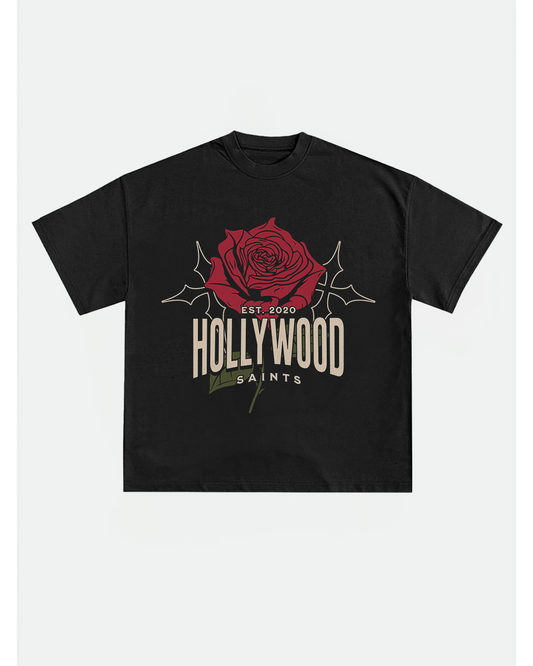 Hollywood Saints Rose Of Love T Shirt