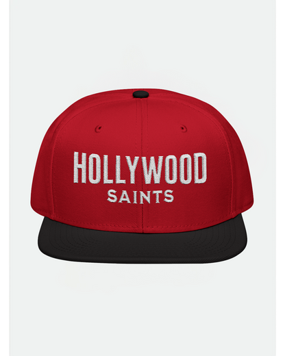Hollywood Saints Crimson Saints Snapback Hat