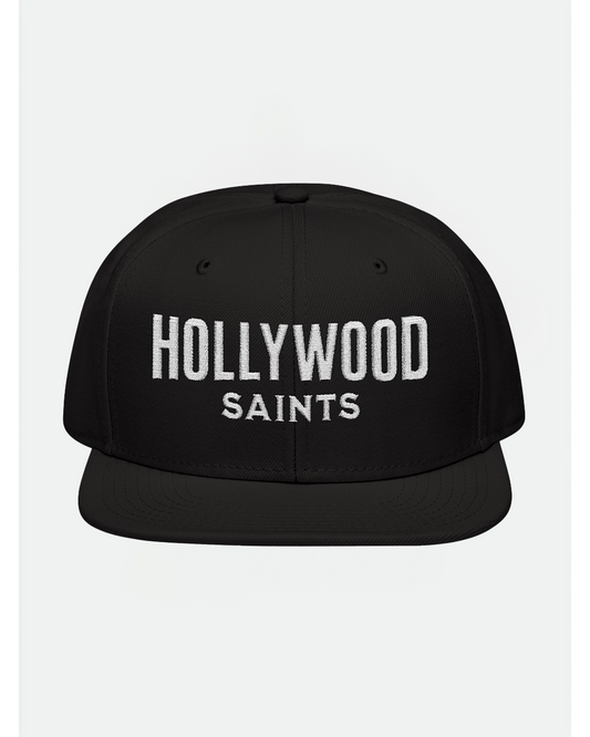 Hollywood Saints Midnight Black Snapback Hat