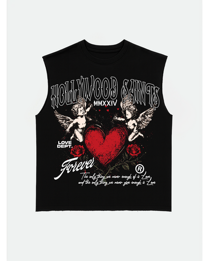 Hollywood Saints "Forever Love" Cherub Tank Top