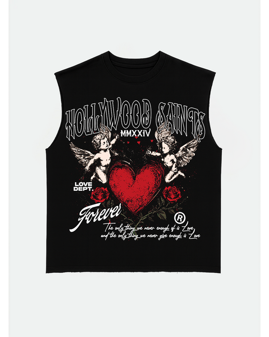 Hollywood Saints "Forever Love" Cherub Tank Top