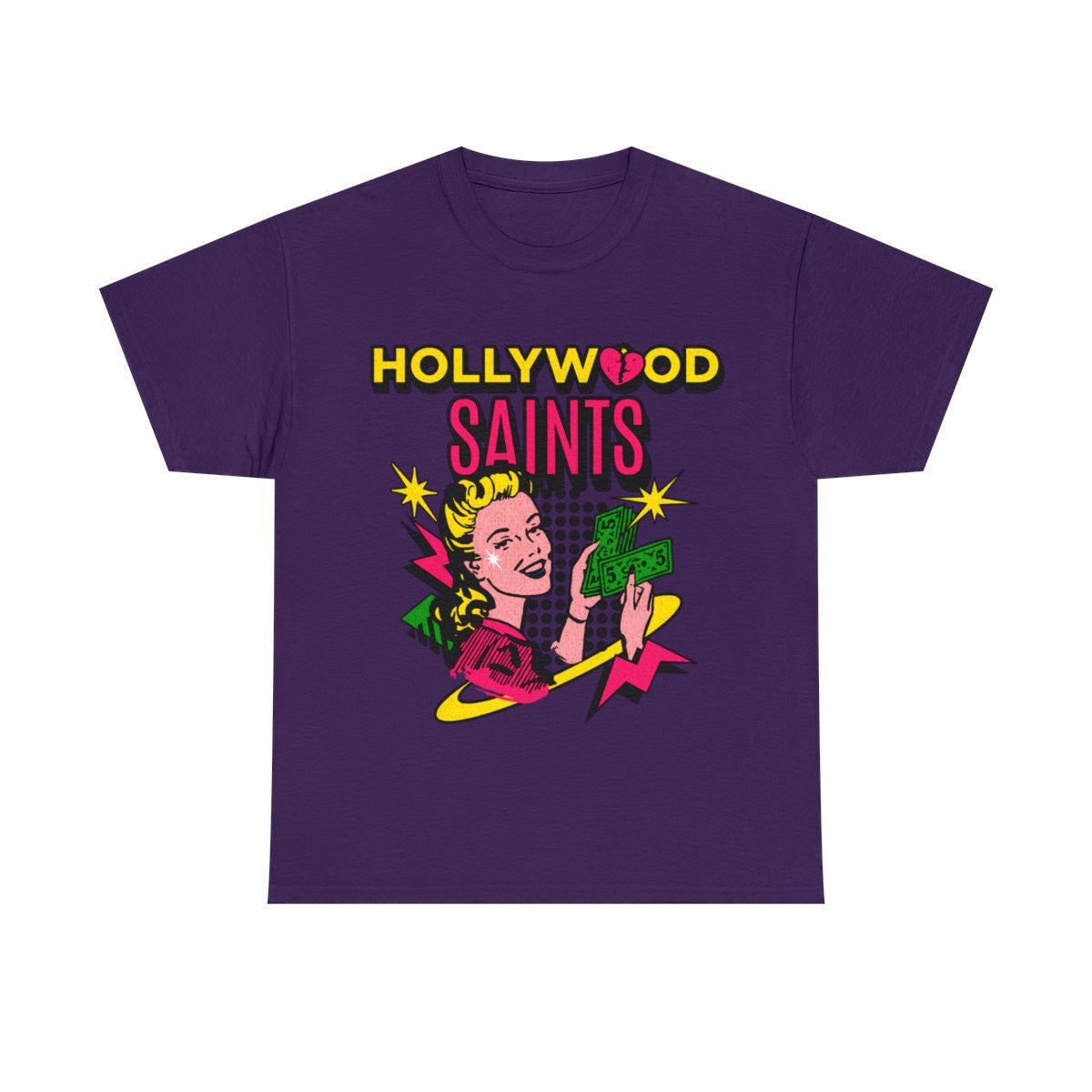 Hollywood Saints Retro T shirt