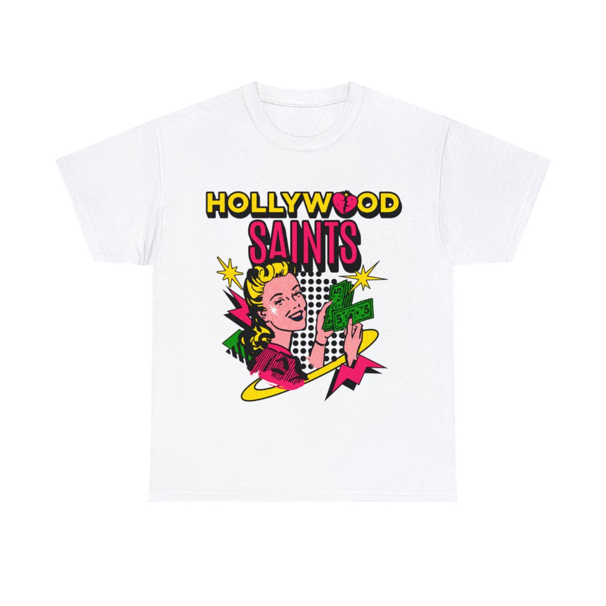 Hollywood Saints Retro T shirt