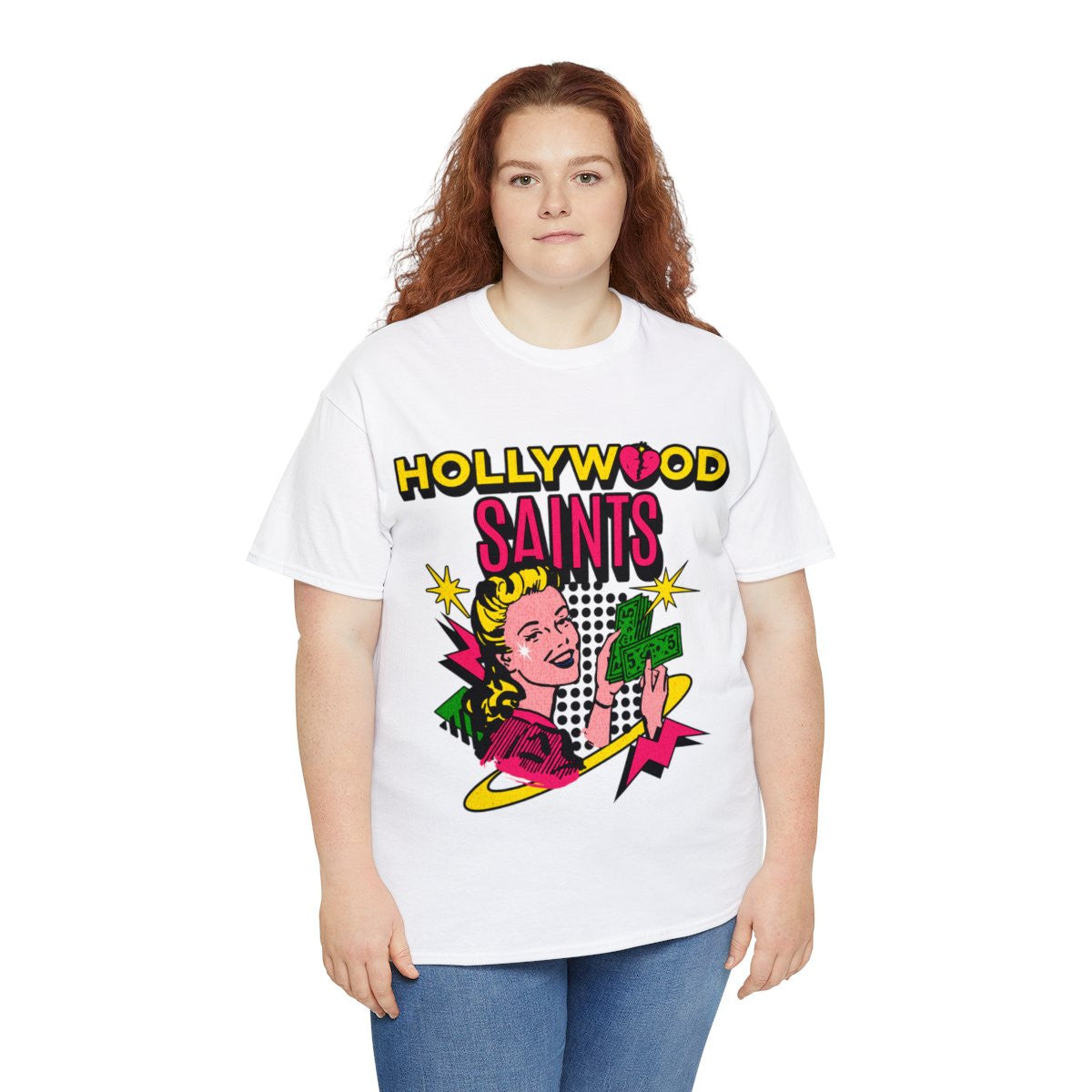 Hollywood Saints Retro T shirt