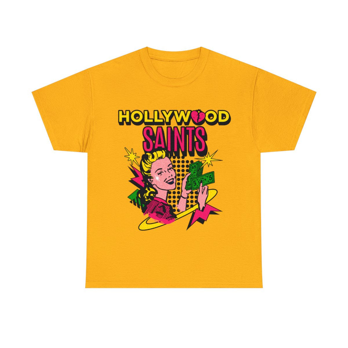 Hollywood Saints Retro T shirt